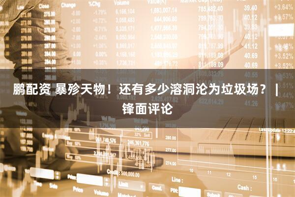 鹏配资 暴殄天物！还有多少溶洞沦为垃圾场？ | 锋面评论