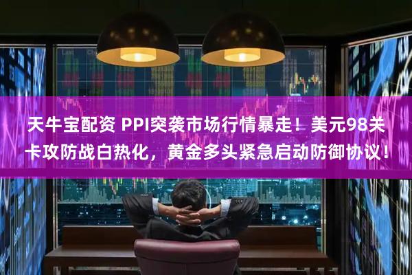 天牛宝配资 PPI突袭市场行情暴走！美元98关卡攻防战白热化，黄金多头紧急启动防御协议！