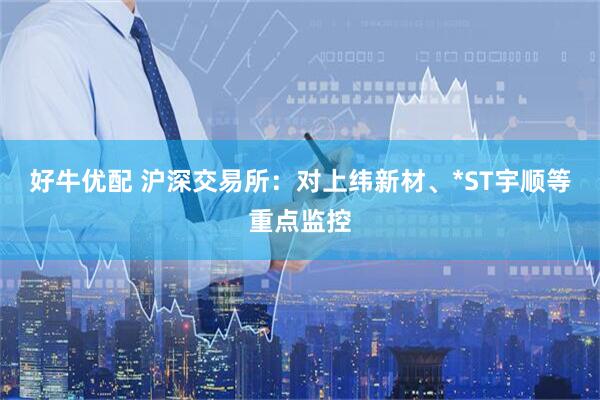 好牛优配 沪深交易所：对上纬新材、*ST宇顺等重点监控